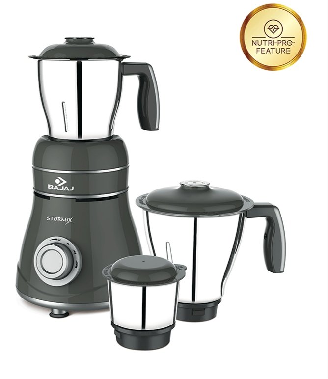 Bajaj Mixer Grinder Stormix 750-Watt